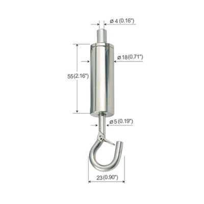 Colocaciones ajustables YW86230 de la suspensión del panel acústico del gancho de la carga de Pring del agarrador del alambre